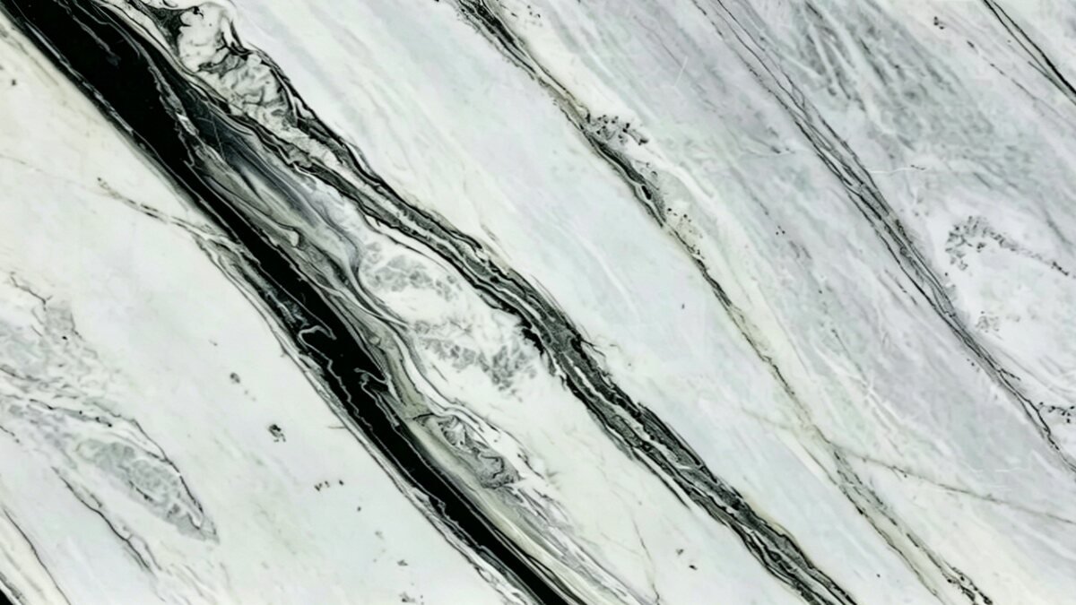 Brazilian Panda White marble II